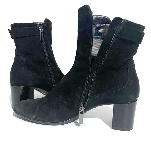 Aquatalia Suede Ankle Bootie - Picture 4 of 11